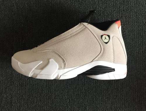 [plus-size shoes] Air Jordαn 14 Desert Sand Two-Layer Suede Anti-Slip Lightweight Desert Gray Mid-Top Vintage Basketball Shoes 29322932