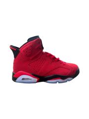 [plus-size shoes] Air Jordαn 6's Toro Bravo Air Cushion Shock Absorbing Full Red Black Trim High Top Basketball Sneakers 29322842