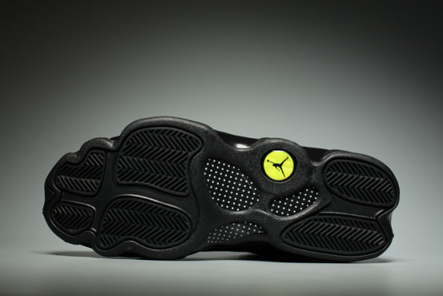 [plus-size shoes] Air @j13 Retro 3M Black Cat Black Unisex GS Mid-Top Basketball Shoes 29324253
