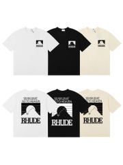 Contrasting color sunset print Tee 3 colors 29355903