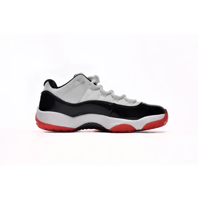 [plus-size shoes] Air Jordαn 11 Low Bred Black Patent Leather Red Outsole Retro Basketball Sneakers 5 colors 29225380
