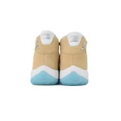[plus-size shoes] Air Jordαn 11 Retro Oatmeal Tan Suede Ice Blue Outsole Retro High Top Basketball Sneakers 2 colors 29225431