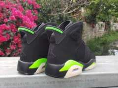 [plus-size shoes] Air Jordαn 6's Electric Green Air Cushion Shock Absorbing Black Volt Green Glow In The Dark Outsole High Top Basketball Sneakers 29322848