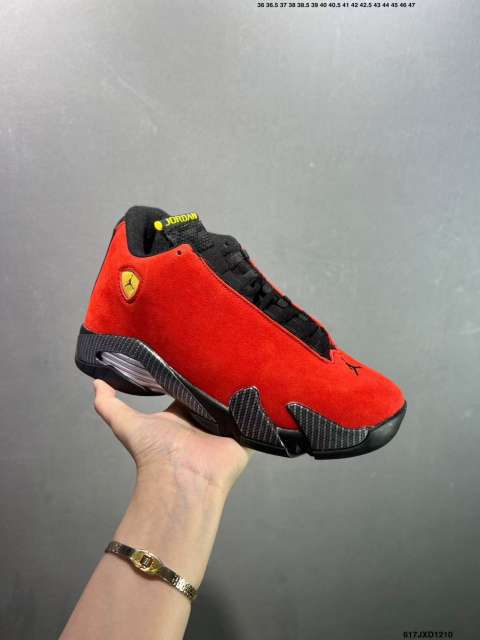 [plus-size shoes] Jordαn 14 Retro Ferrari Red 28885833
