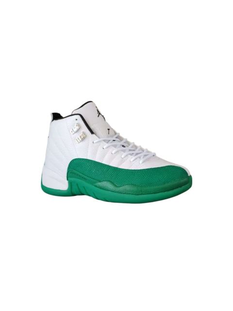 [plus-size shoes] Air Jordαn 12 Retro White Lucky Green Stingray Leather Shock Absorbing High Top Basketball Shoes 29284103