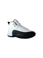 [plus-size shoes] Air Jordαn 12 White Black Gold Stingray Leather Shock Absorbing High Top Basketball Shoes 29284160