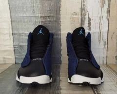 [plus-size shoes] Air Jordαn 13 Brave Blue 3M Retro Navy Blue Mesh Upper Shock Absorbing Basketball Shoes 29323931