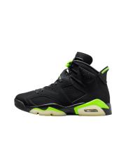 [plus-size shoes] Air Jordαn 6's Electric Green Air Cushion Shock Absorbing Black Volt Green Glow In The Dark Outsole High Top Basketball Sneakers 29322848