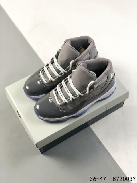 Jordαn 11 Cool Grey High Top Basketball Shoes