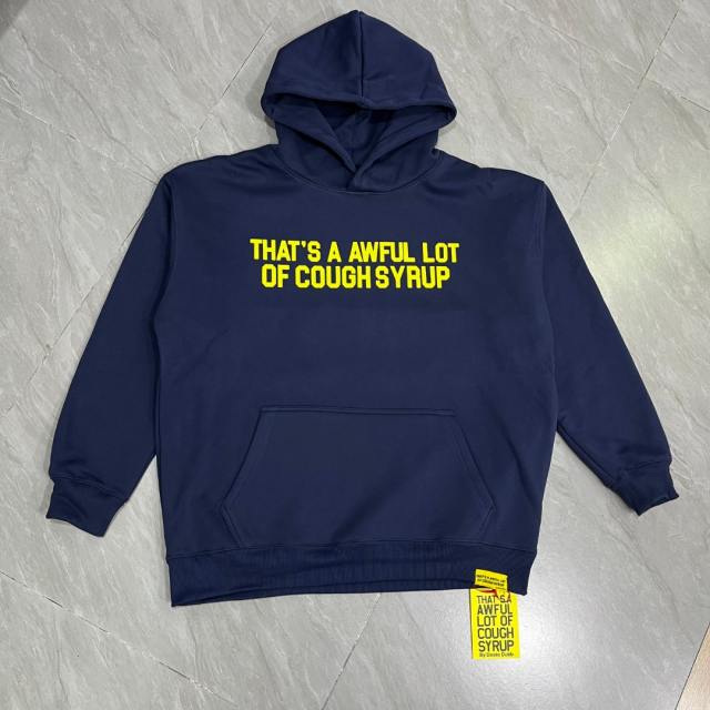 Bright Yellow Bold Block Letter Slogan Back Vertical Stacked Oversized Yellow Text Print Fleece Hoodie 29355901
