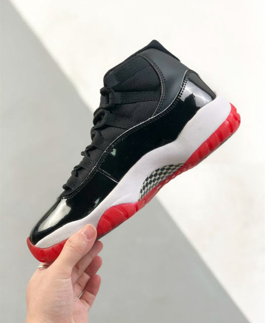 Jordαn 11 Cool High Top Leather Sneakers
