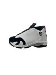 [plus-size shoes] Air Jordαn 14 Black Toe Retro White Black Red Mixed Material Leather Cushioned Vintage Basketball Shoes 29323041