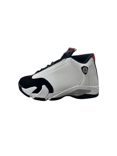 [plus-size shoes] Air Jordαn 14 Black Toe Retro White Black Red Mixed Material Leather Cushioned Vintage Basketball Shoes 29323041