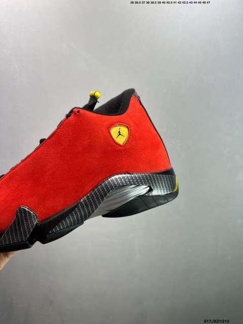 [plus-size shoes] Jordαn 14 Retro Ferrari Red 28885833