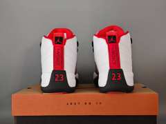 [plus-size shoes] Air Jordαn 12  Retro White Red Elephant Print Pebbled Leather Shock Absorbing High Top Basketball Shoes 29284080