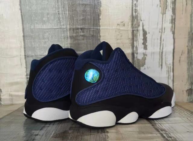 [plus-size shoes] Air Jordαn 13 Brave Blue 3M Retro Navy Blue Mesh Upper Shock Absorbing Basketball Shoes 29323931
