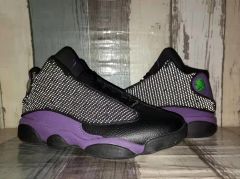 [plus-size shoes] Air Jordαn 13 Retro OG Classic Black Court Purple Shock Absorbing Basketball Shoes 29323965