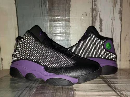 [plus-size shoes] Air Jordαn 13 Retro OG Classic Black Court Purple Shock Absorbing Basketball Shoes 29323965
