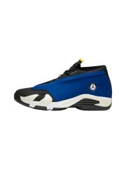 [plus-size shoes] Air Jordαn 14 Retro Low Laney Anti-slip Lightweight Men's Black and Blue Vintage Basketball Shoes 29323012