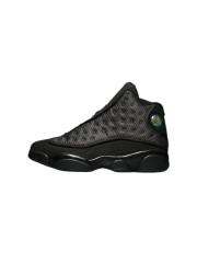 [plus-size shoes] Air @j13 Retro 3M Black Cat Black Unisex GS Mid-Top Basketball Shoes 29324253