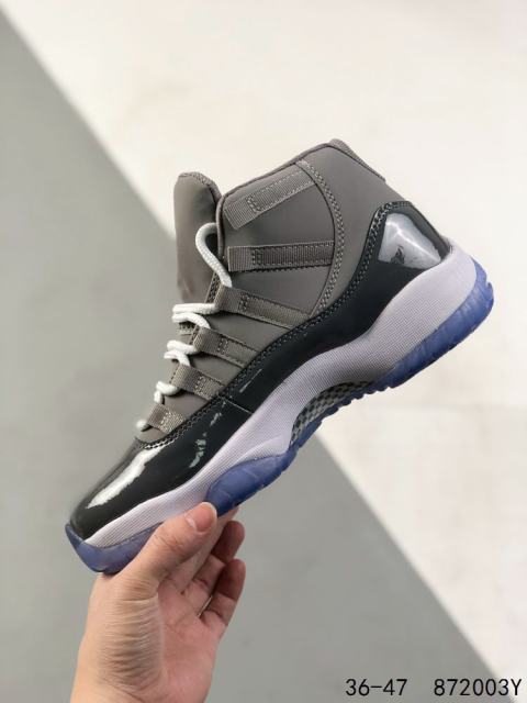 Jordαn 11 Cool Grey High Top Basketball Shoes