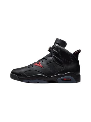 [plus-size shoes] Air Jordαn 6's BIN 23 Black Red Transparent Outsole High Top Basketball 29322797