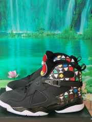 [plus-size shoes] Air Jordαn 8 Quai 54 Multicolor Triangle Graphic Unisex Mesh Leather High Top Basketball Shoes 2 colors 29247312