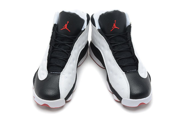 [plus-size shoes] Air Jordαn 13 He Got Game Panda Black White Leather Cushion Support Non Slip High Top Basketball Shoes 29284031