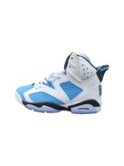 [plus-size shoes] Air Jordαn 6's Air Cushion White University Blue Black High Top Basketball Sneakers 29322853