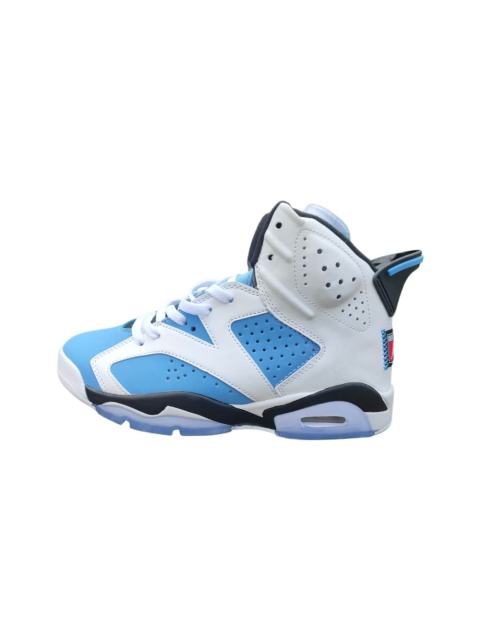 [plus-size shoes] Air Jordαn 6's Air Cushion White University Blue Black High Top Basketball Sneakers 29322853