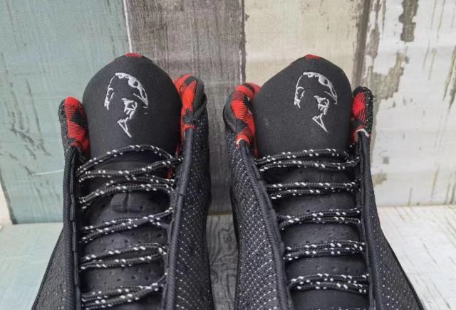 [plus-size shoes] Air @j13 Retro Black Red Blue Edition Breathable Dot Mesh Upper Vintage Basketball Shoes 29324197