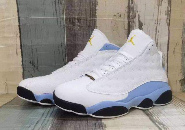 [plus-size shoes] Air @j13 Retro OG Classic White UNC Blue Black Shock Absorbing Basketball Shoes 29323933
