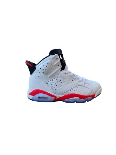 [plus-size shoes] Air Jordαn 6's Retro Air Cushion Shock Absorbing White Infrared Red Black High Top Leather Basketball Sneakers 29322741