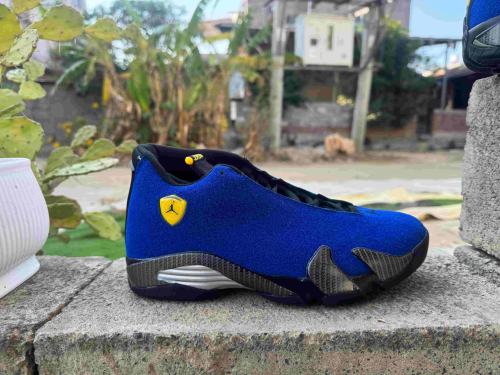 [plus-size shoes] Air Jordαn 14 Retro Royal Blue Suede Carbon Fiber Toe Shock Absorbing Anti Slip Vintage Basketball Shoes 29323046