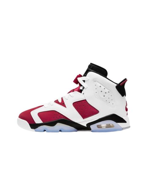 [plus-size shoes] Air Jordαn 6's Retro Retro Carmine Air Cushion White Red Black Crystal Clear Outsole High Top Basketball Sneakers 29322813