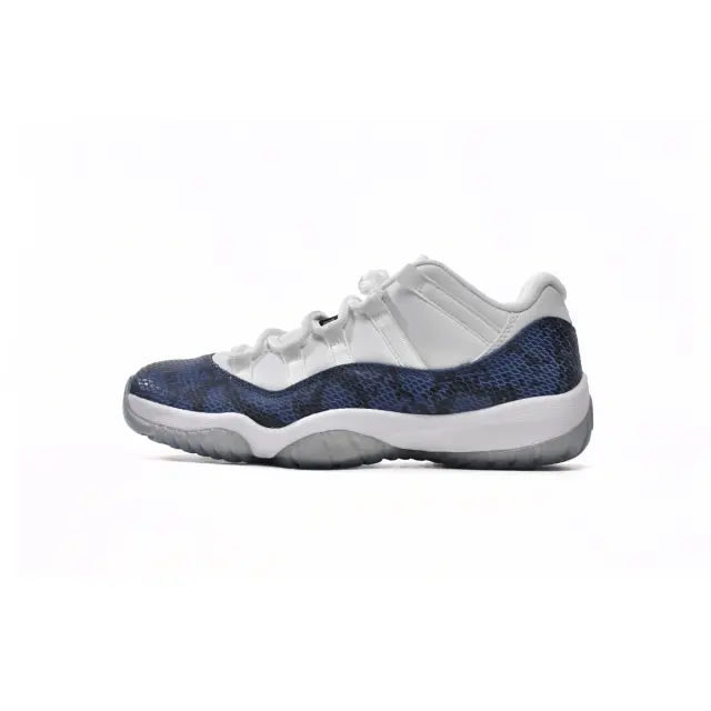 [plus-size shoes] Air Jordαn 11 Low Low White Grey Snakeskin Print Panel Retro Basketball Sneakers 2 colors 29225424