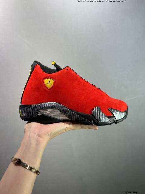 [plus-size shoes] Jordαn 14 Retro Ferrari Red 28885833