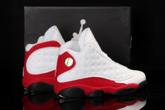 [plus-size shoes] Air @j13 Chicago White Red Genuine Leather Cushion Support Non Slip High Top Basketball Shoes 29284033
