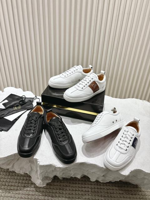 1:1 quality version Side-Strap Logo Red-Soled Low-Top Sneakers 3 colors 28997705