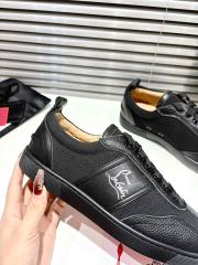 1:1 quality version Side-Strap Logo Red-Soled Low-Top Sneakers 3 colors 28997705