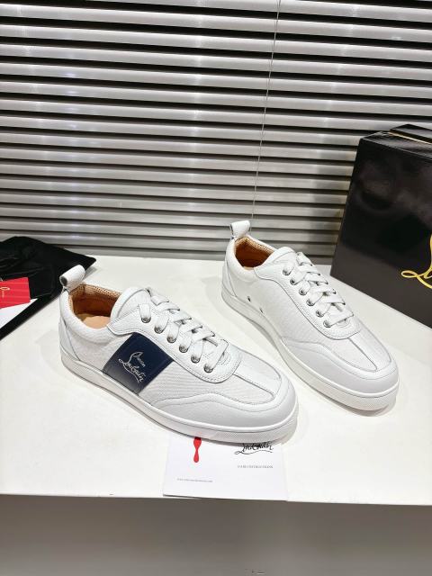 1:1 quality version Side-Strap Logo Red-Soled Low-Top Sneakers 3 colors 28997705