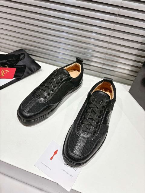1:1 quality version Side-Strap Logo Red-Soled Low-Top Sneakers 3 colors 28997705