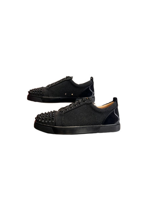 1:1 quality version 27872333 front studded drop back embroidered low top shoes