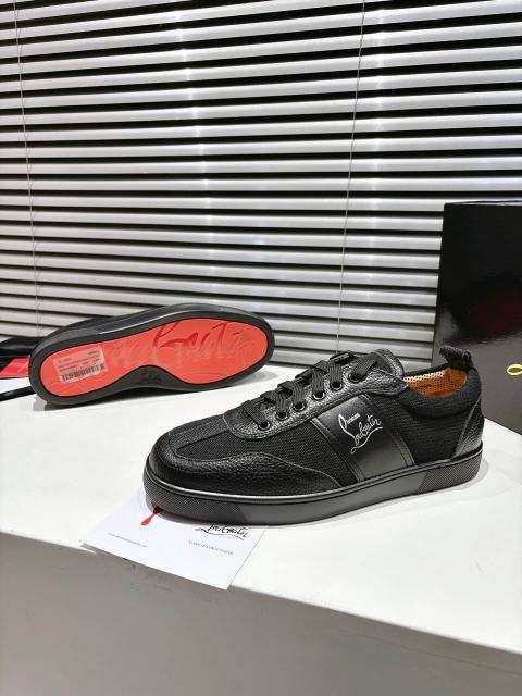 1:1 quality version Side-Strap Logo Red-Soled Low-Top Sneakers 3 colors 28997705