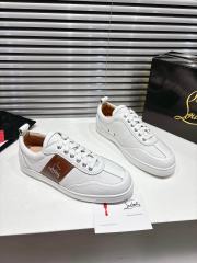 1:1 quality version Side-Strap Logo Red-Soled Low-Top Sneakers 3 colors 28997705