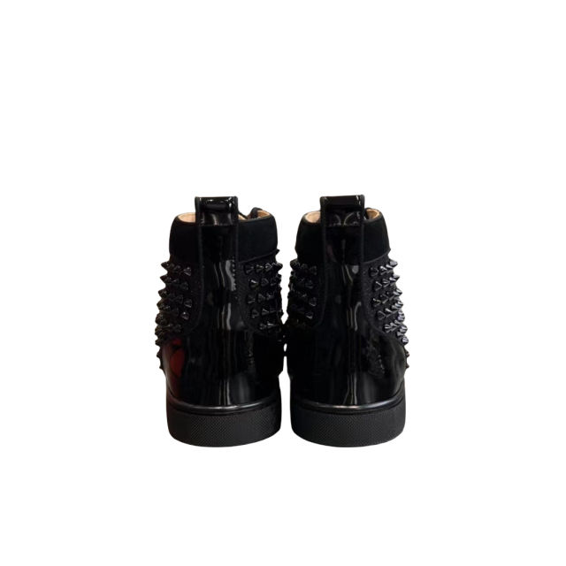 1:1 quality version Studded High Top Lace-Up Board Shoes