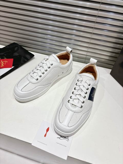 1:1 quality version Side-Strap Logo Red-Soled Low-Top Sneakers 3 colors 28997705