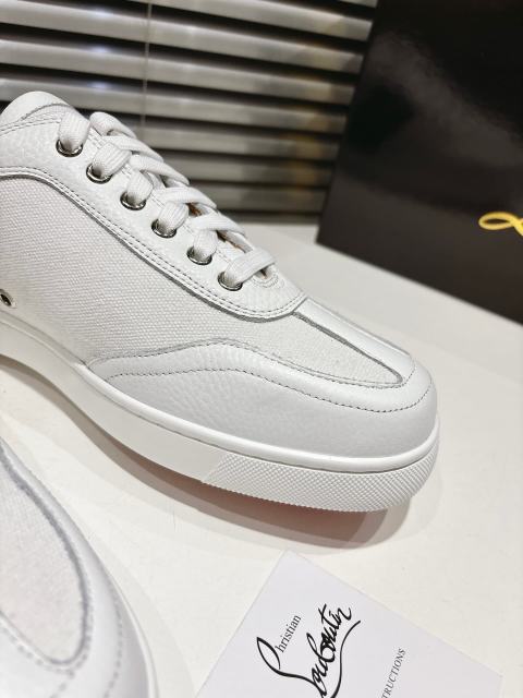 1:1 quality version Side-Strap Logo Red-Soled Low-Top Sneakers 3 colors 28997705