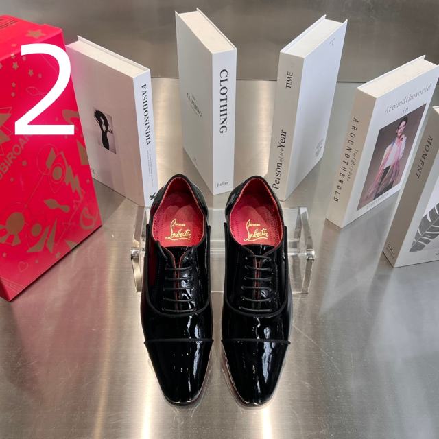 [plus-size shoes]1:1 quality version Greggo Oxford Men's Red Sole Dress Shoes 6 colors 29304778
