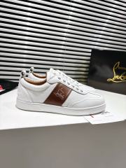 1:1 quality version Side-Strap Logo Red-Soled Low-Top Sneakers 3 colors 28997705